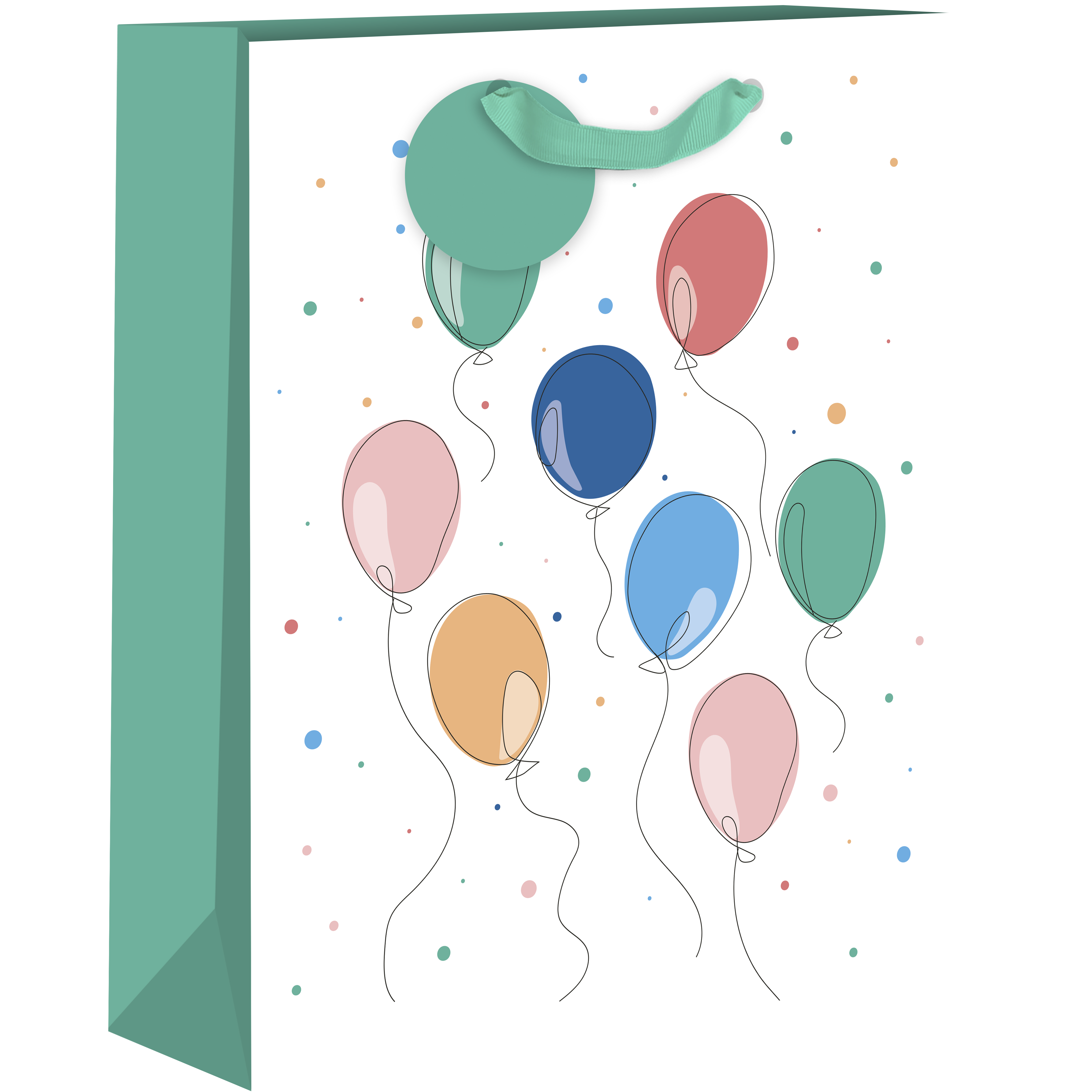 Balloons Large Gift Bag